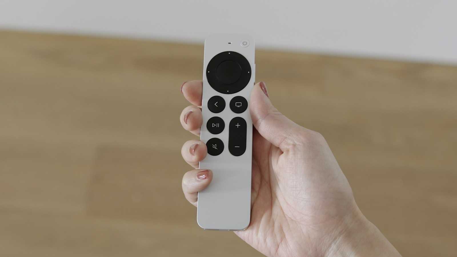 Eine Siri Remote für ein Apple TV