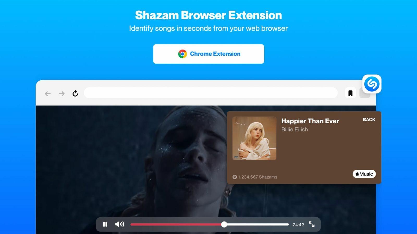 shazam web browser