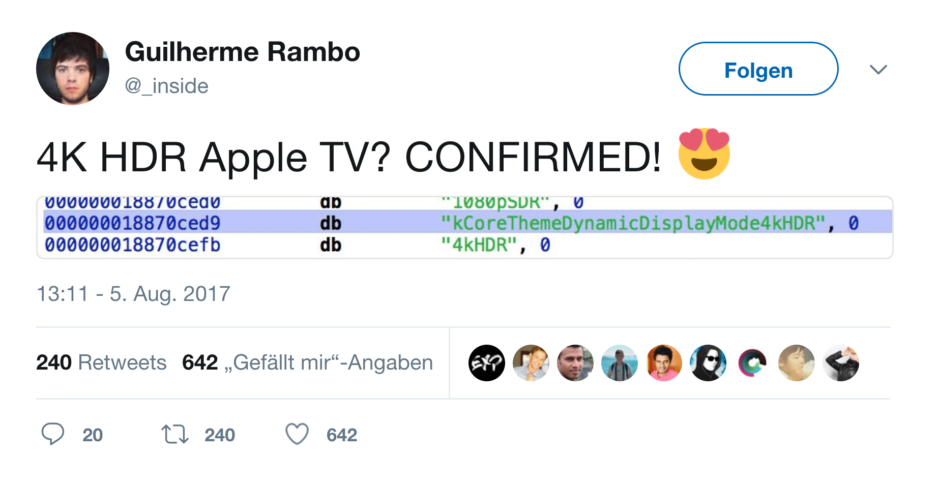 In der HomePod-Firmware stecken zahlreiche Informationen über andere bislang unveröffentlichte Apple-Produkte – von Apple TV bis hin zum iPhone 8.
