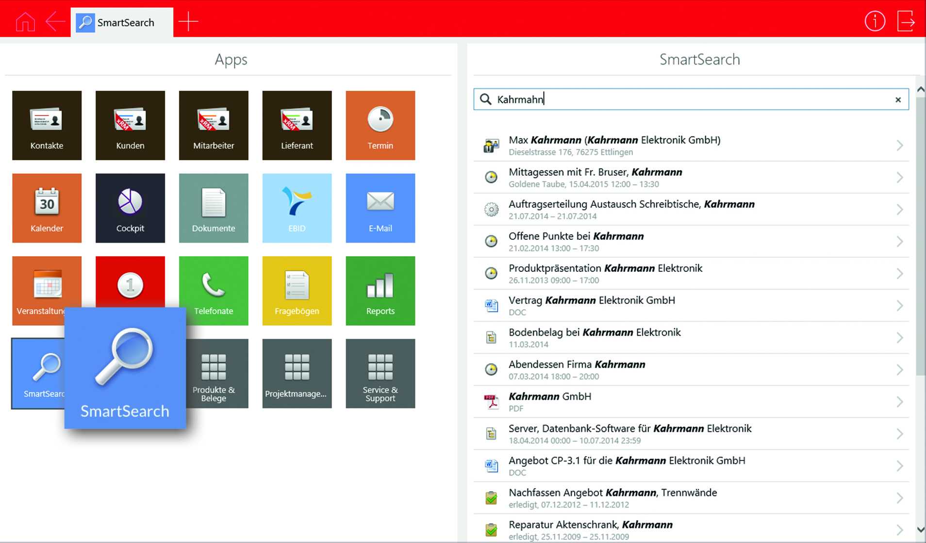 CAS SmartSearch