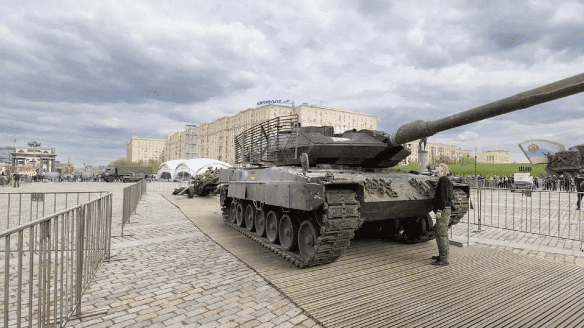 Deutscher Panzer in Moskau.