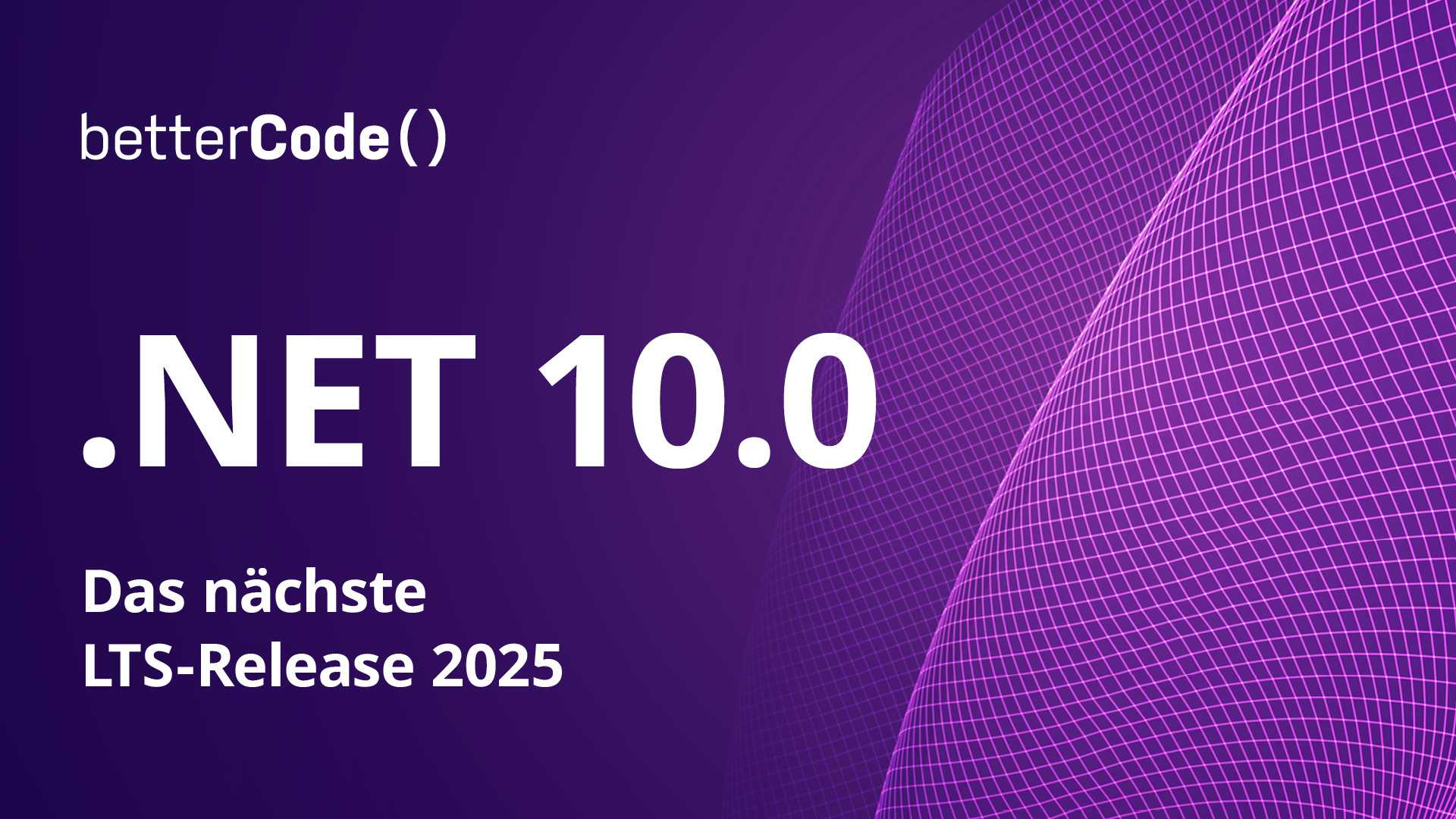 Online-Konferenz betterCode() 10.0 am 18. November 2025