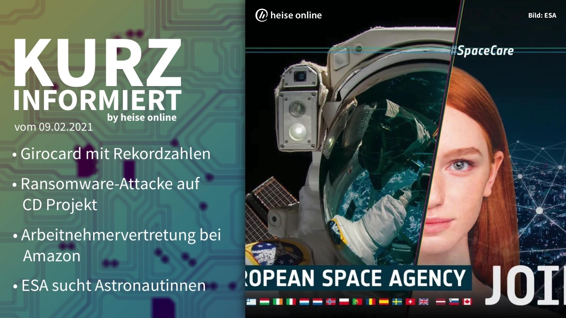 Kurz Informiert Girocard Cd Projekt Amazon Esa Heise Online