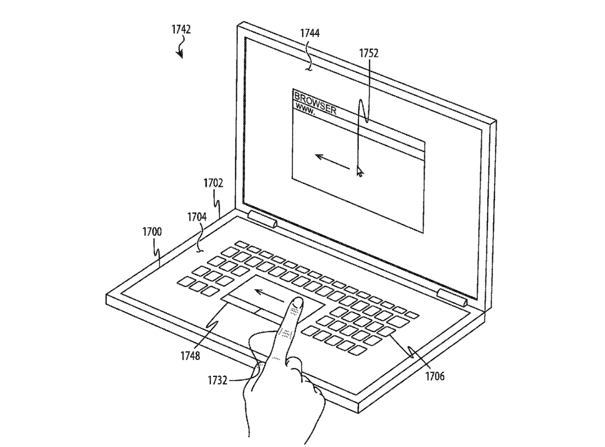 Tastenlose Tastatur