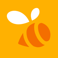 Eine stilisierte Biene
