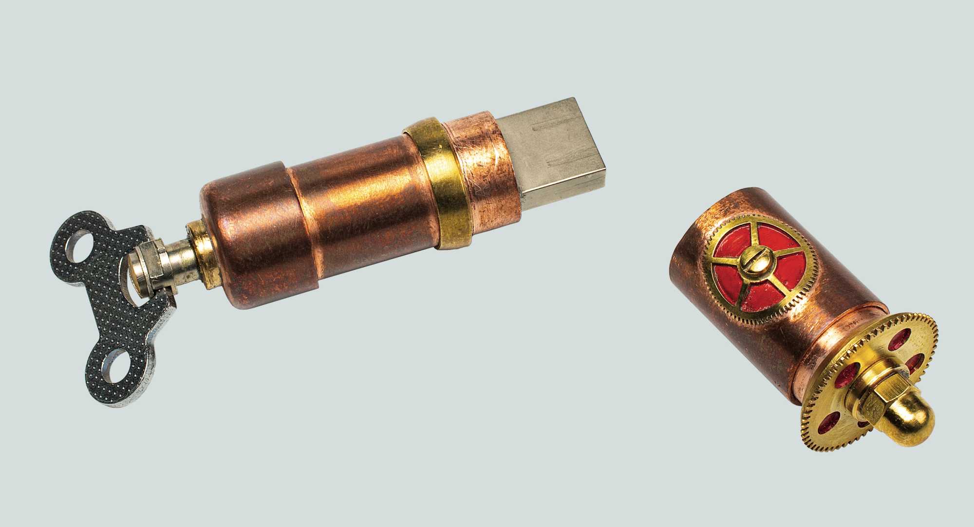 USB-Sticks im Steampunk-Design