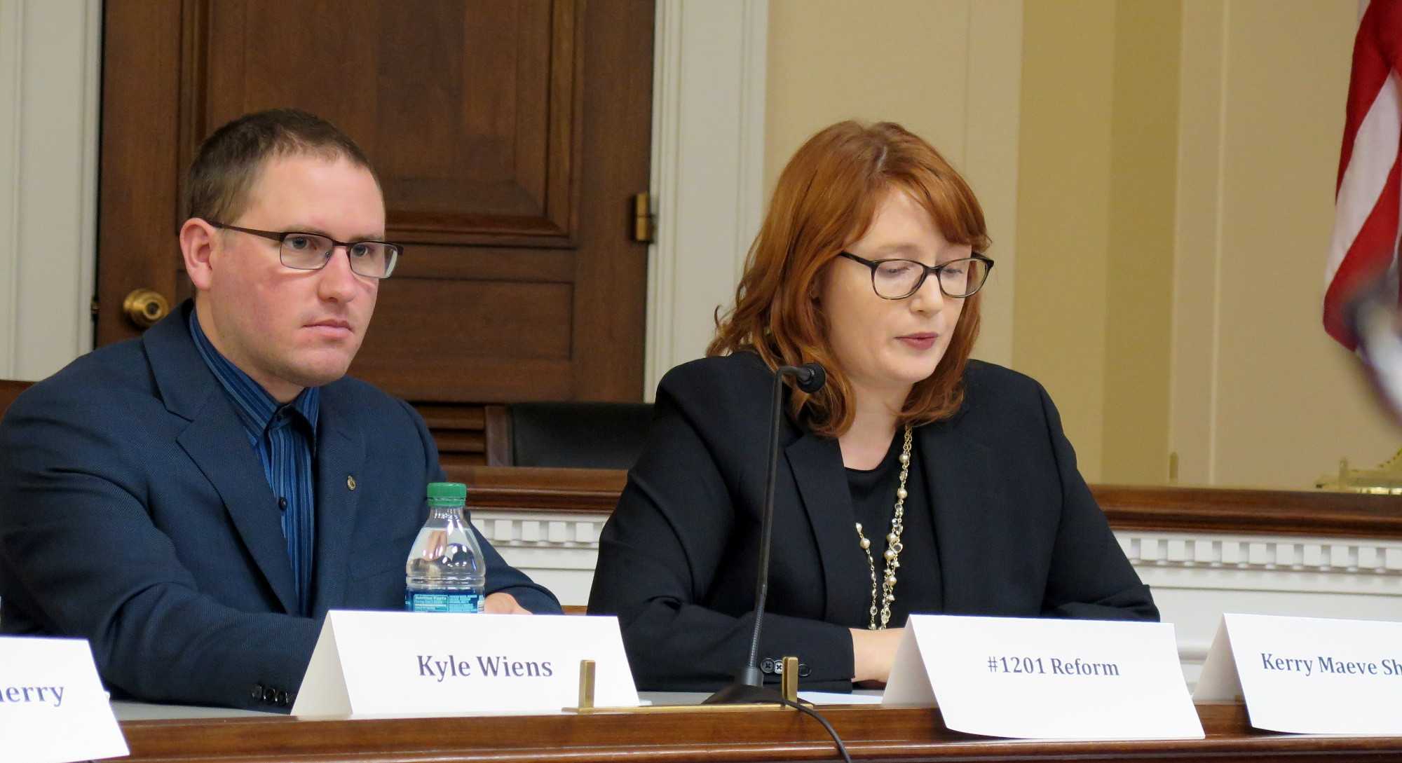 Kyle Wiens und Kerry Maeve Sheehan