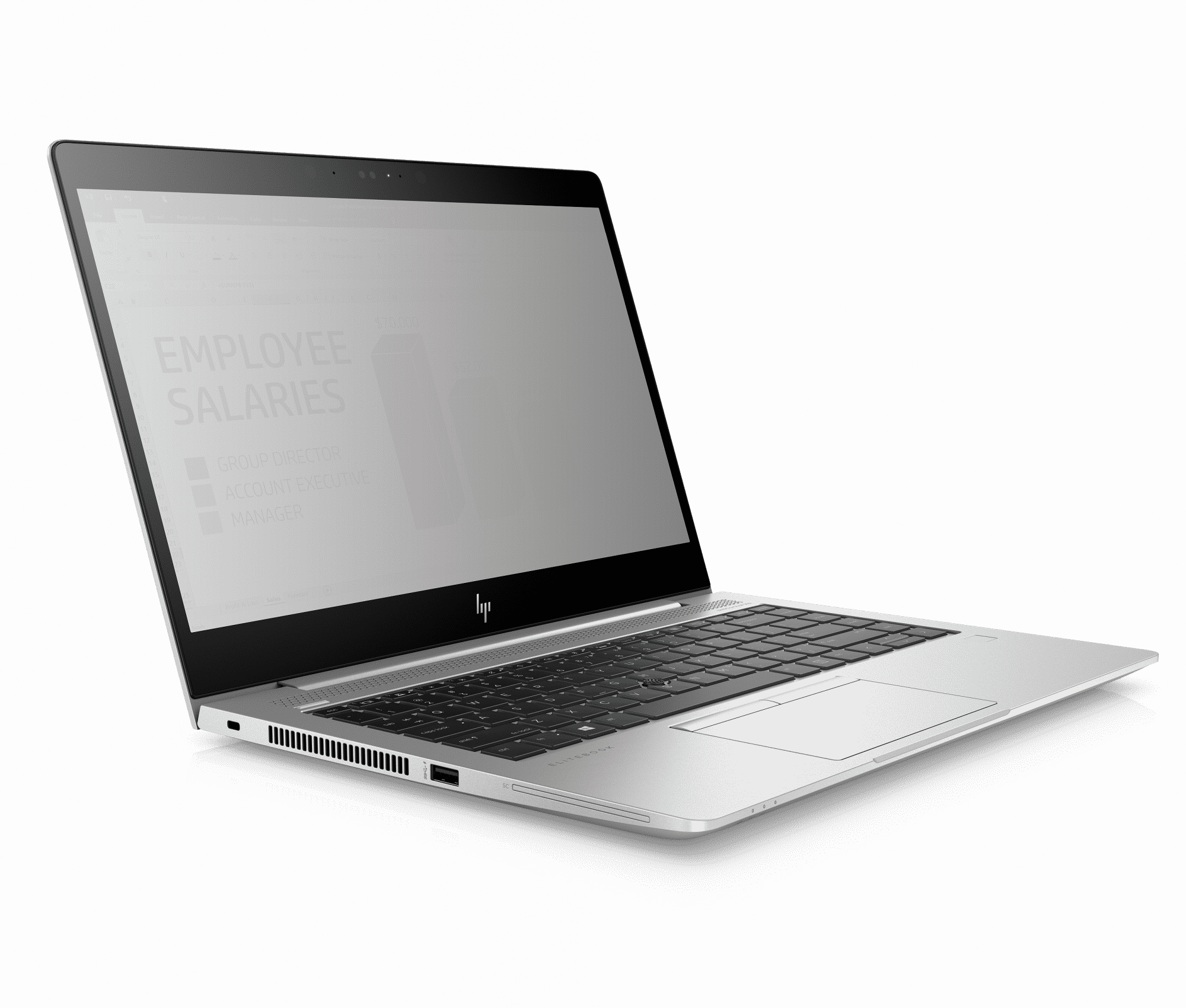 Verborgen: HPs Elitebook 840 mit Sure View.