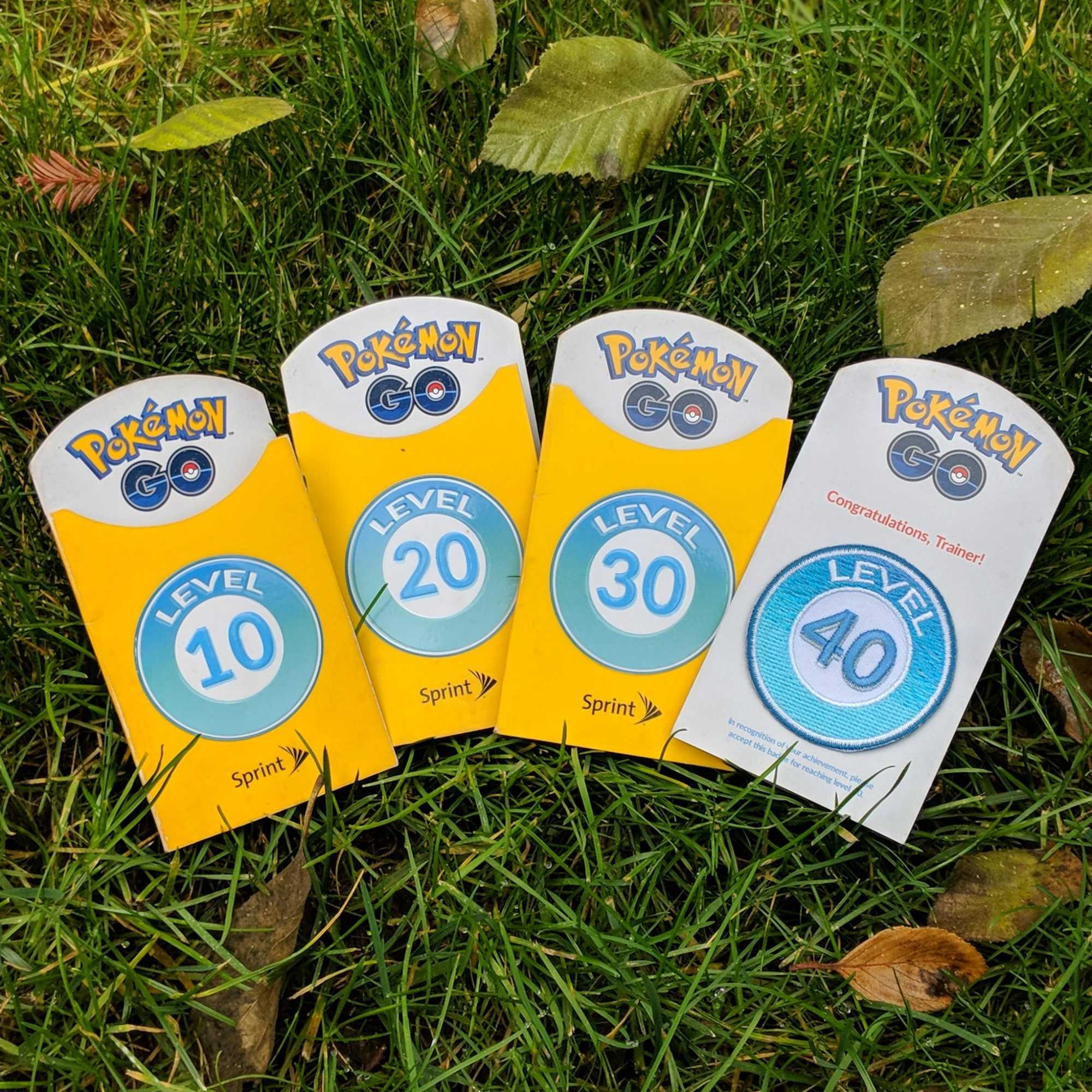 Level-Aufnäher für Pokémon-Go-Trainer