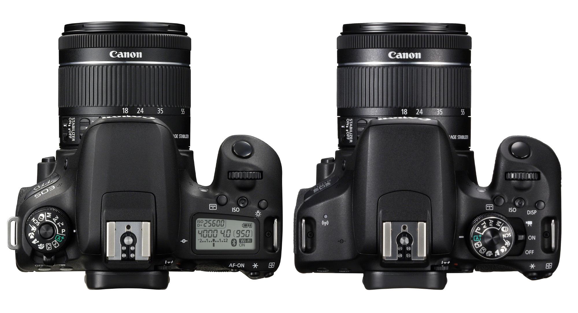Canon EOS 77D und EOS 800D