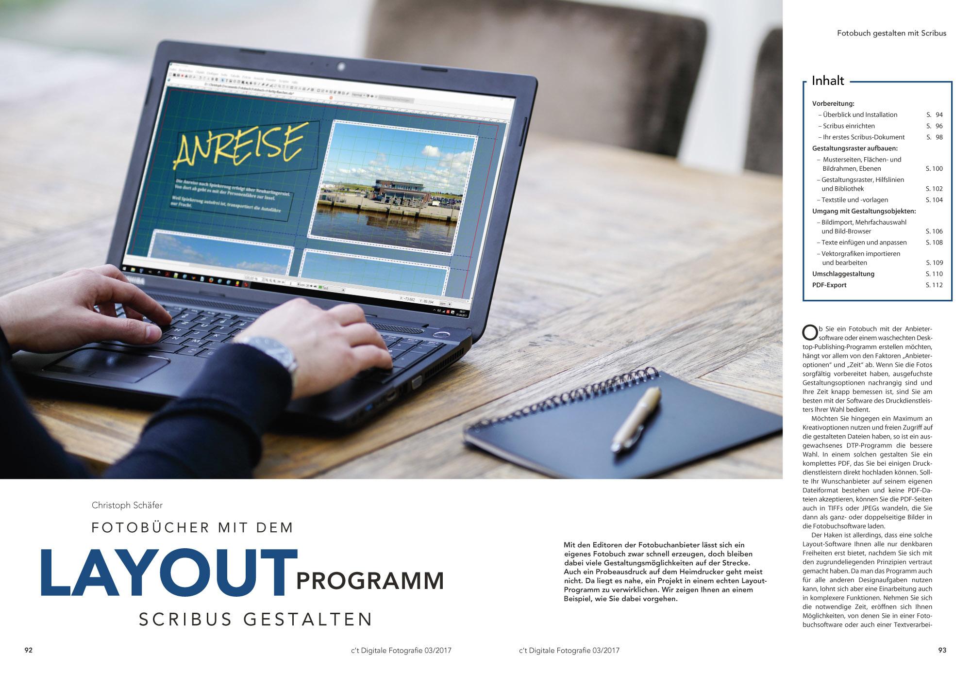 c't Fotografie Scribus