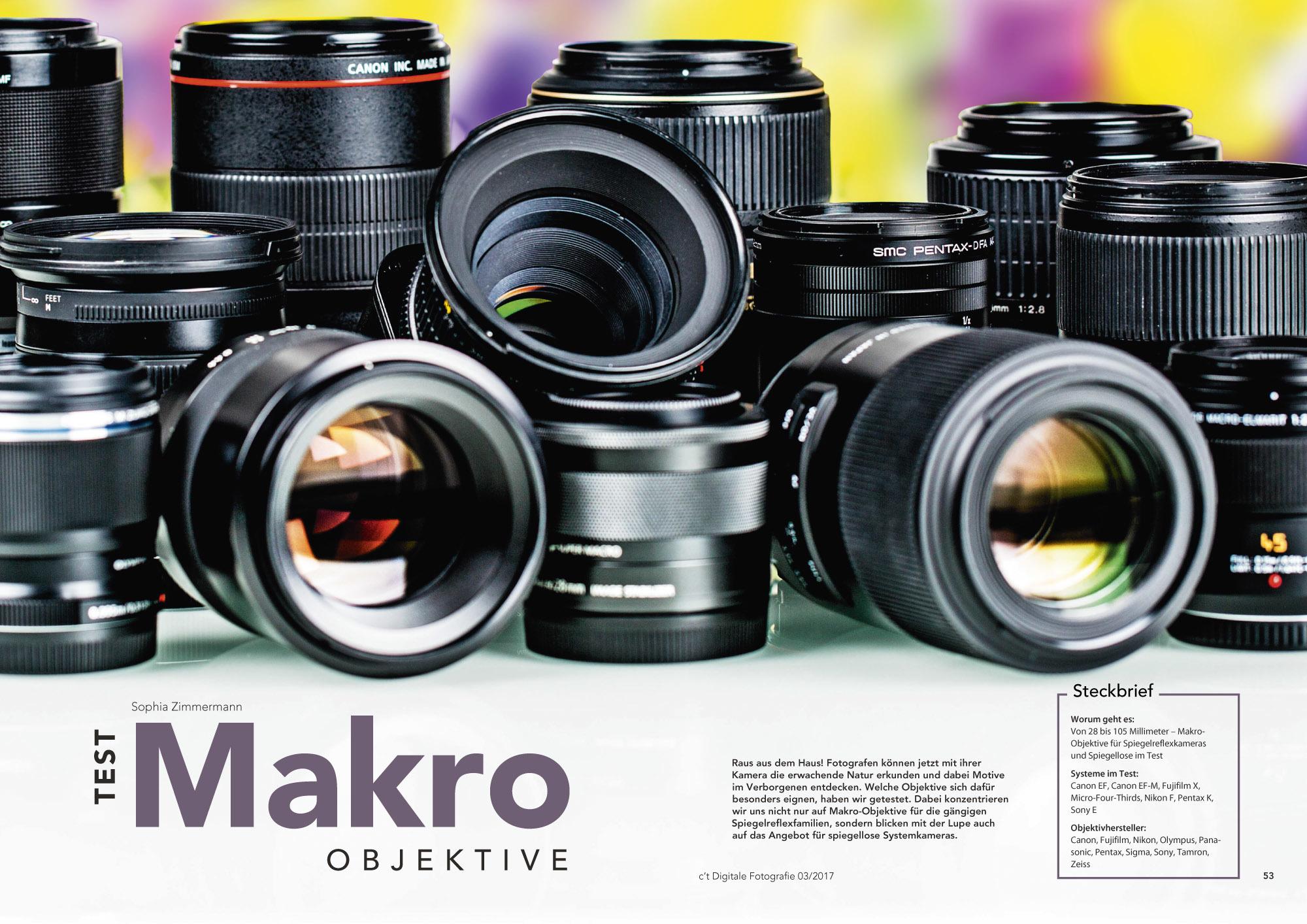 c't Fotografie Makro-Objektive