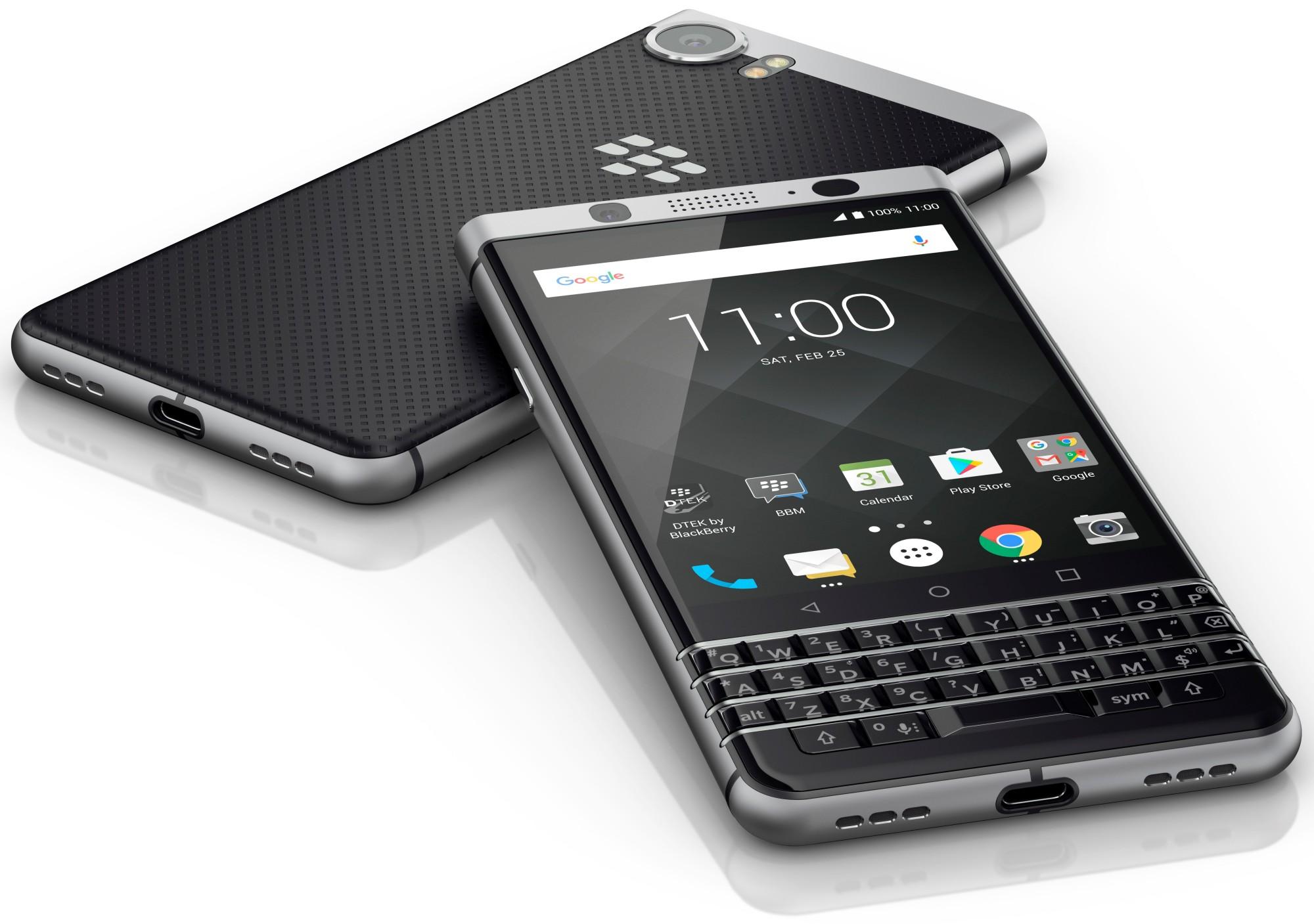 BlackBerry KEYone läuft unter Android 7.1.1, die älteren Geräte unter Marshmallow 6.0.1.