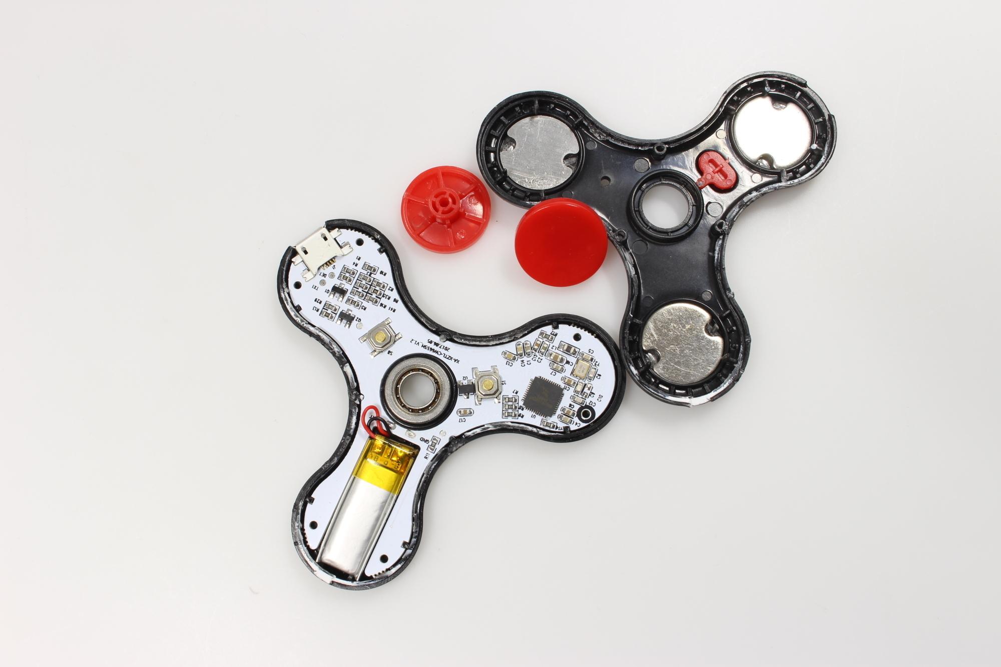 Innenansicht des Fidget-Spinners