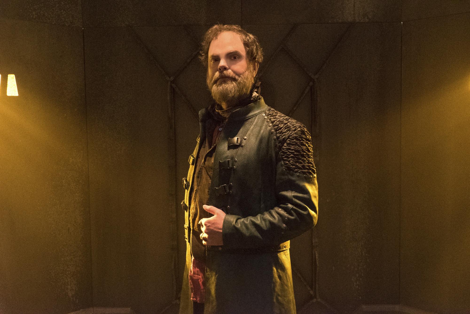 Rainn Wilson spielt Harry Mudd, der vielen Fans aus TOS ein Begriff sein dürfte