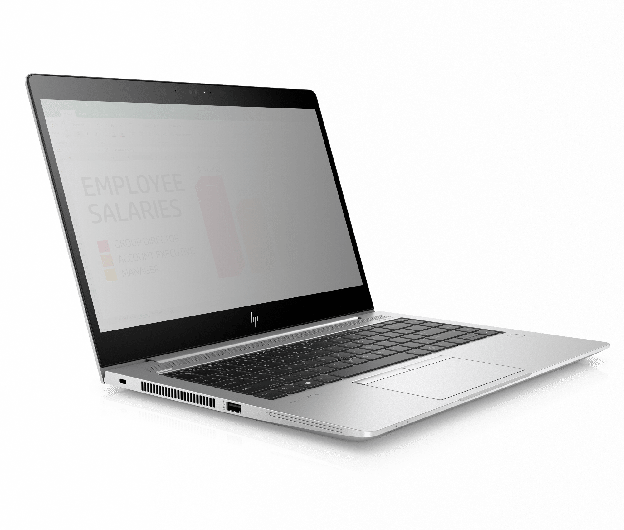 Verborgen: HPs Elitebook 840 mit Sure View.
