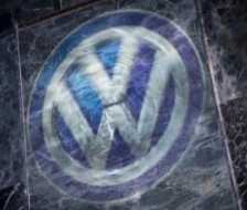 Verrauchtes VW-Logo 