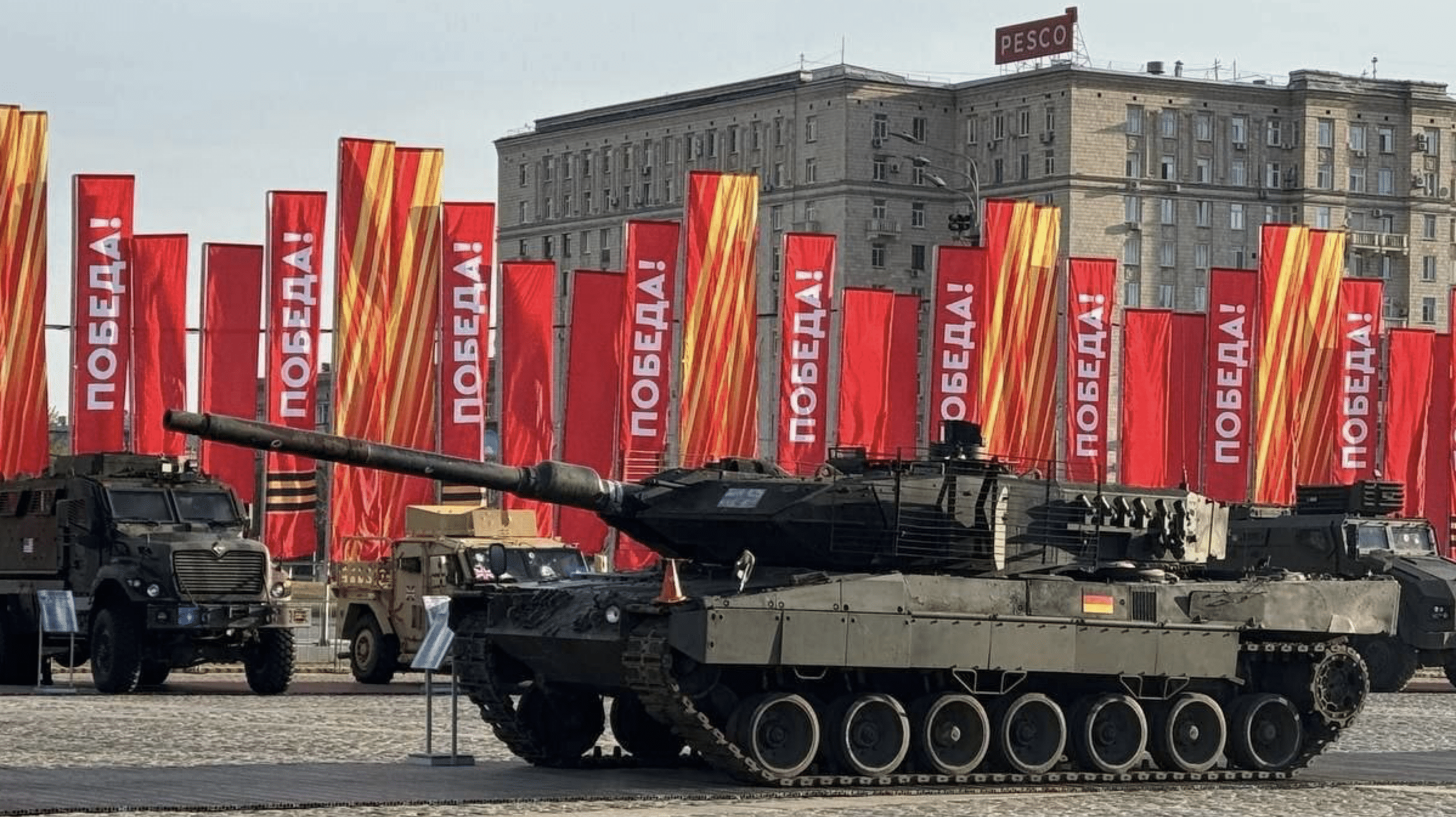 Ausgestellter Leopard 2 in Moskau