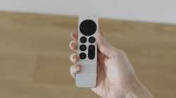 Eine Siri Remote für ein Apple TV