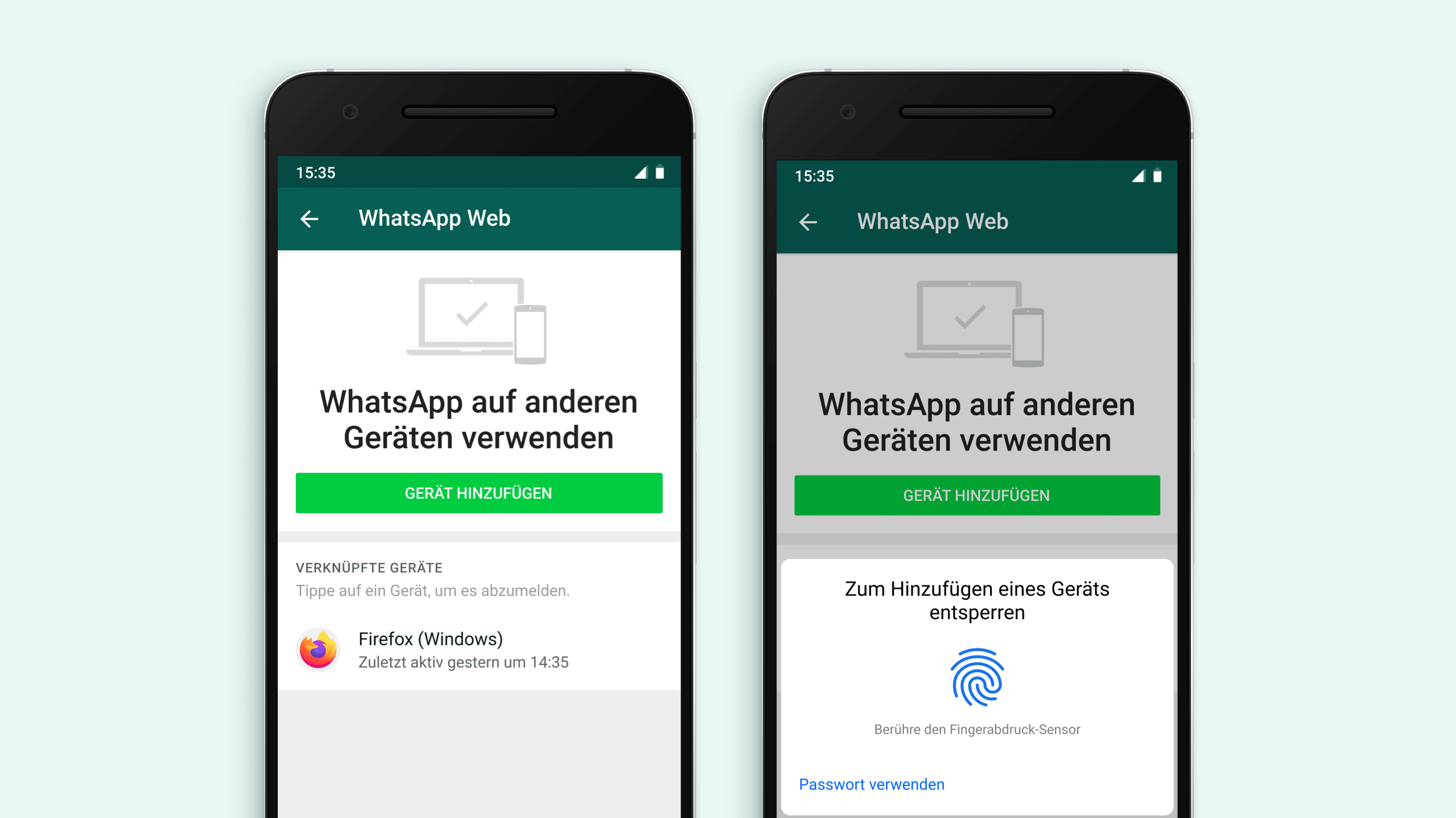 Whatsapp Fuhrt Biometrische Authentifizierung Fur Web Und Desktop App Ein Heise Online Nikhil azza · feb 24, 2021 · software apps. biometrische authentifizierung fur web
