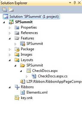 Beispielanwendung in Visual Studio 2010 (Abb. 1)