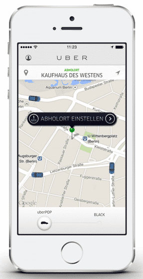 &quot;Taxiähnlicher Verkehr mittels Smartphone-App im Bundesland Berlin&quot;: Ridesharing-Dienst Uber bekommt in der Hauptstadt Probleme.