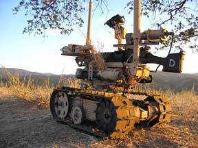 SWORDS-Kampfroboter mit Maschinengewehr