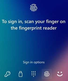Windows Hello zeigt nun alle Log-in-Optionen an