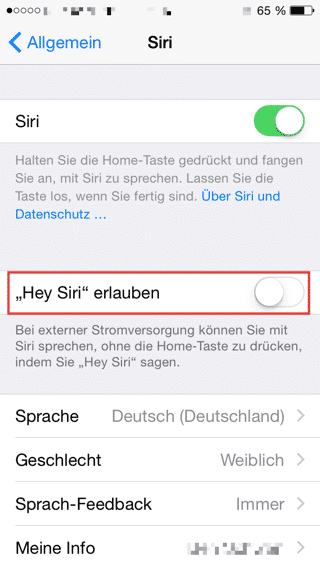 Eines der von Nutzern entdeckten Probleme: Der Aufruf der iOS-Sprachassistentin über die Funktion &quot;Hey Siri&quot; erfolgt zu unpassenden Zeiten.