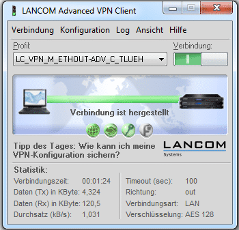 Lancom VPN Client für Windows