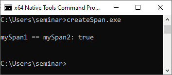 C++20: std::span