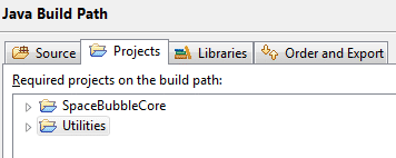 Benutzen des Core-Modules des lib-Projekts (Abb. 5)