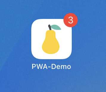 Ein Symbol auf dem iPad-Homebildschirm, das mit einer roten Plakette überlagert ist, auf der die Zahl &quot;3&quot; steht