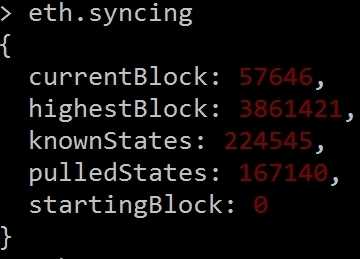 Block 57646 von 3861421 -- das Synchronisieren dauert noch etwas...