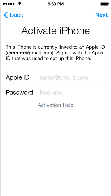 Ohne Apple ID und Passwort lässt sich das iPhone nicht aktivieren