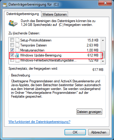 Windows 10 update hängt bei 0