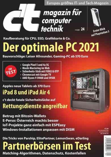 Inhalt C T 24 2020 C T Heise Magazine