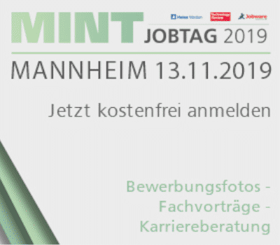 MINT-Jobtag in Mannheim: Guter Start in den neuen Job