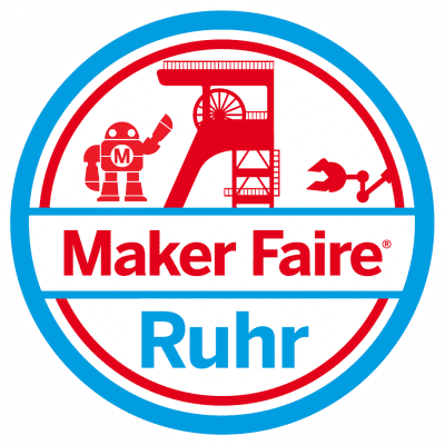 Logo-Sticker der Maker Faire Ruhr
