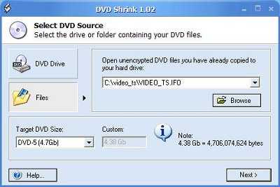 DVD Shrink 1.02