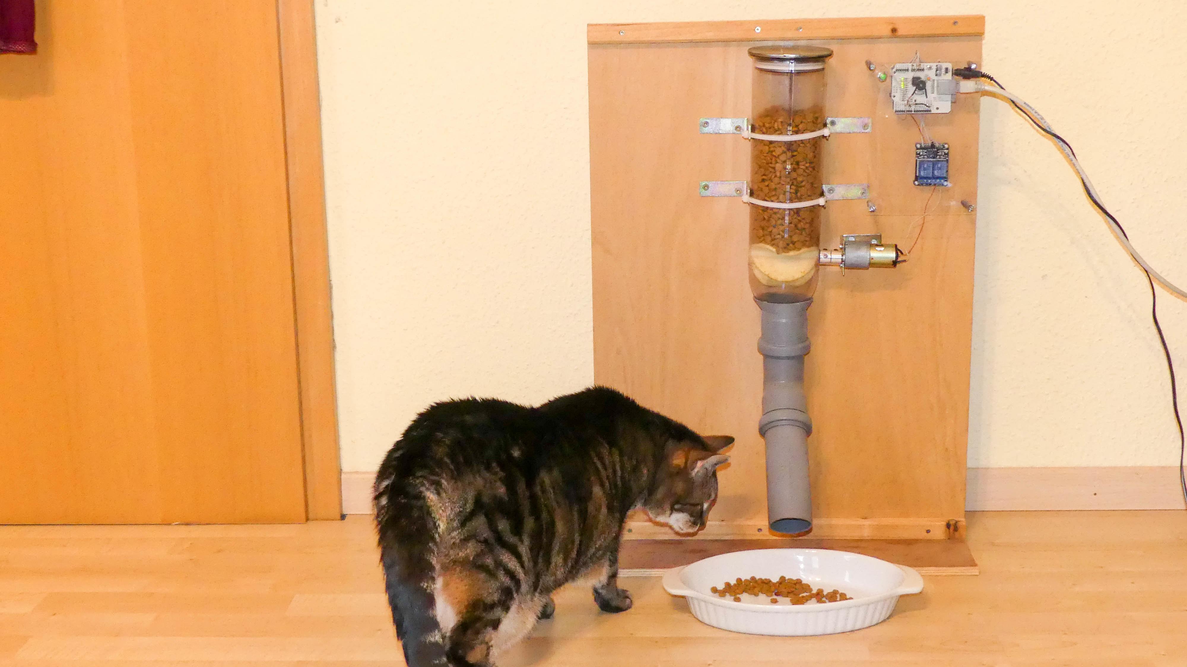 Katzenfutterungsautomat Mit Arduino Mikrocontroller Heise Online