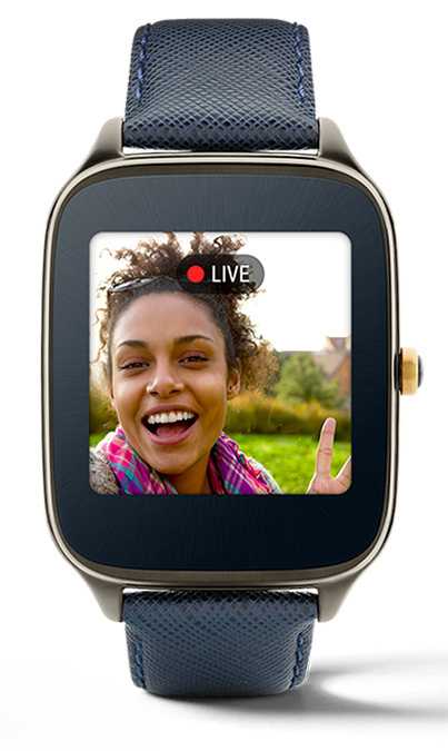 Smartwatch mit Live-Video am Display 