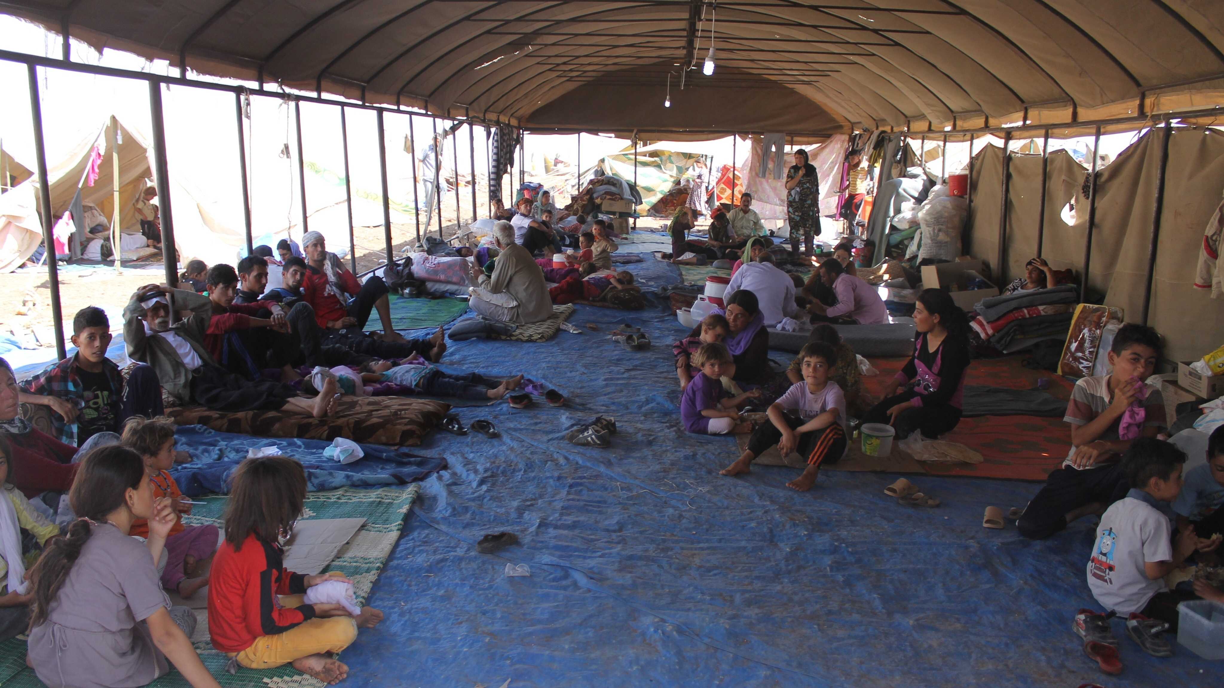 Jesidische Flüchtlinge 2014