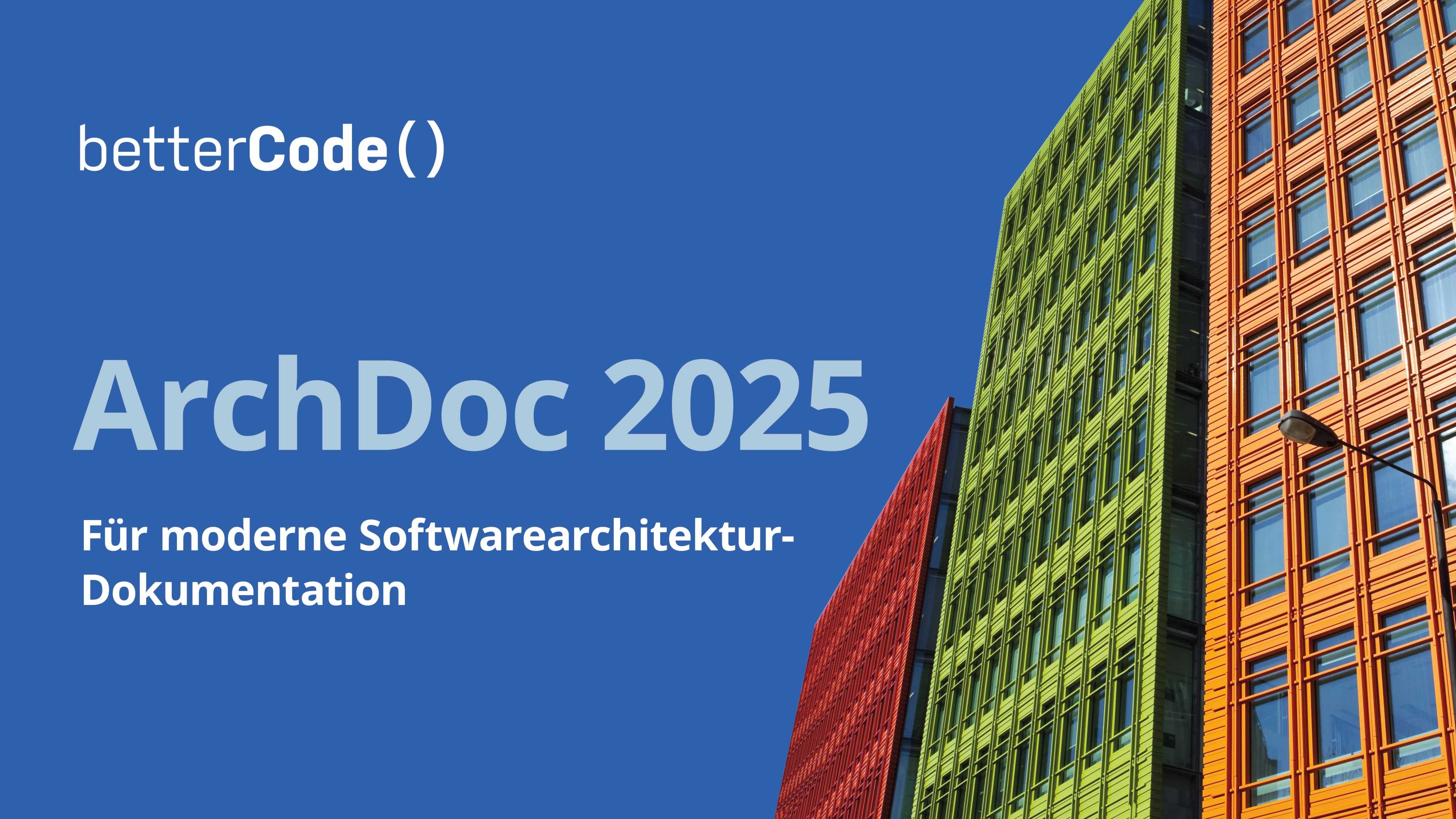 Aufmacher Konferenz betterCode() ArchDoc