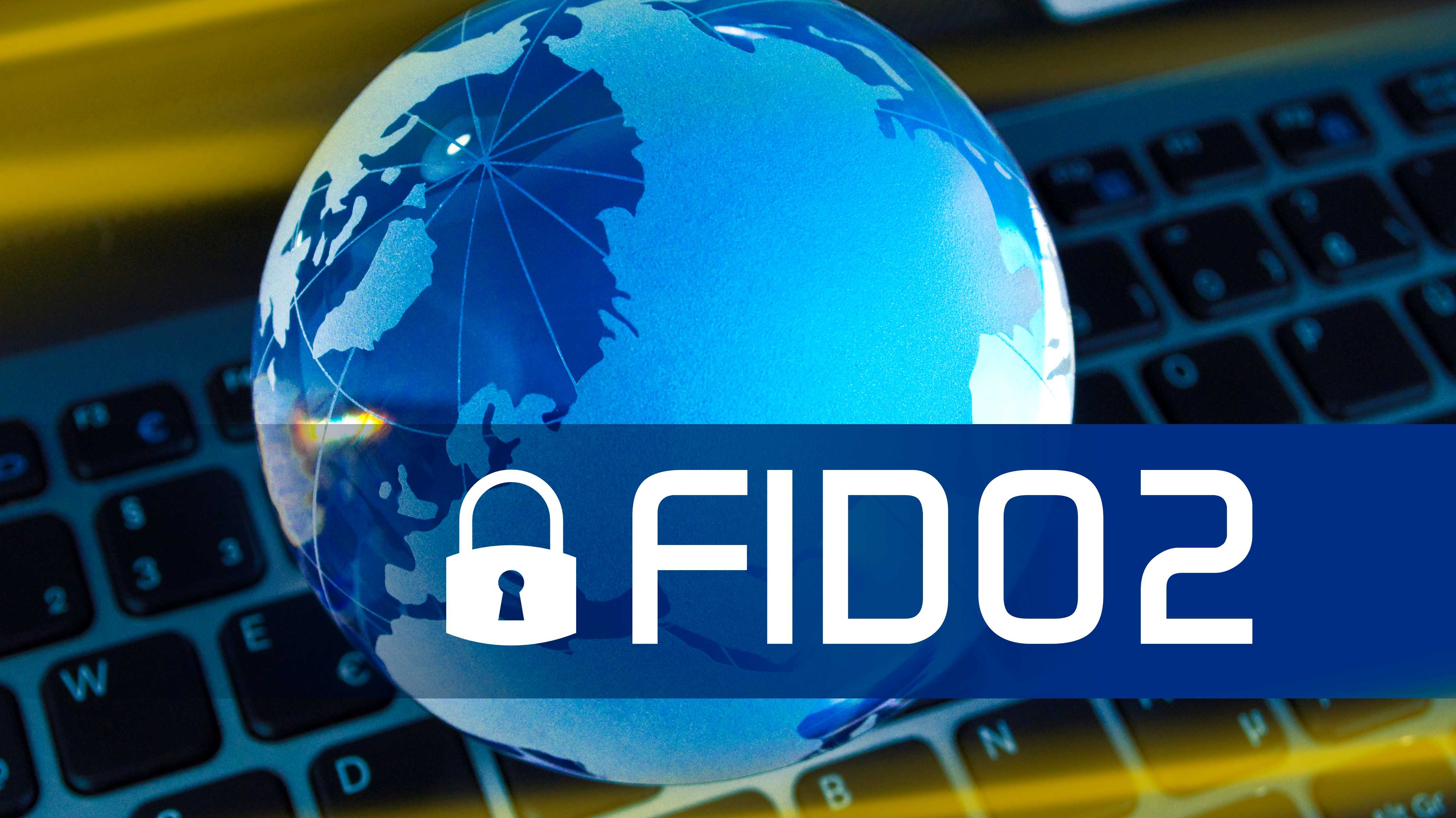 Symbolbild mit Schriftzug "FIDO2"