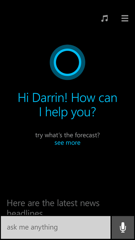 Cortana in Windows Phone 8.1