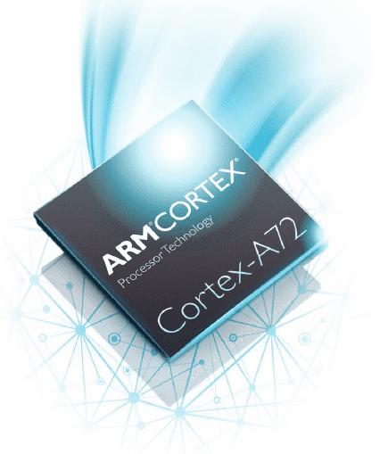 Der Cortex-A72 tritt die Nachfolge des Cortex-A57 an.
