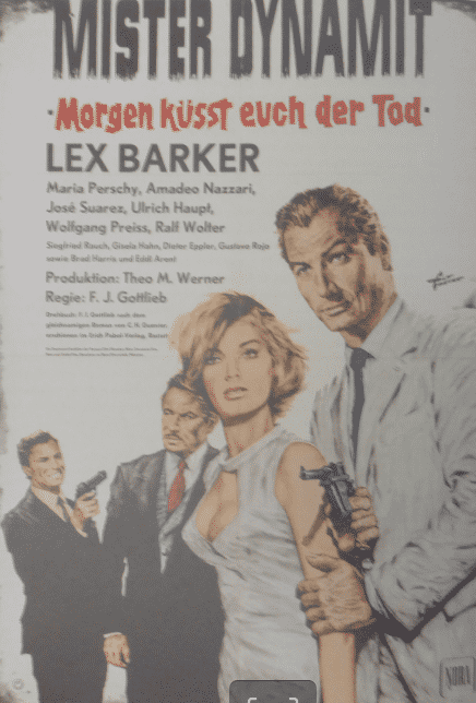 Lex Barker als BND-Agent Mr. Dynamit