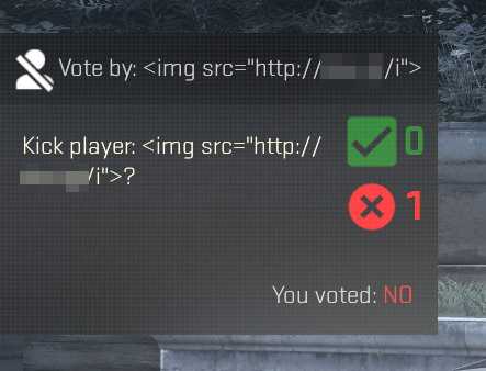 Votecall-GUI in Counter-Strike 2