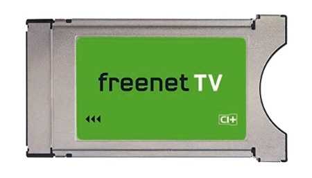 Wer am Smart-TV außer den öffentlich-rechtlichen Programmen von ARD und ZDF auch Privatsender empfangen will, braucht ein CAM von Freenet zur Entschlüsselung.